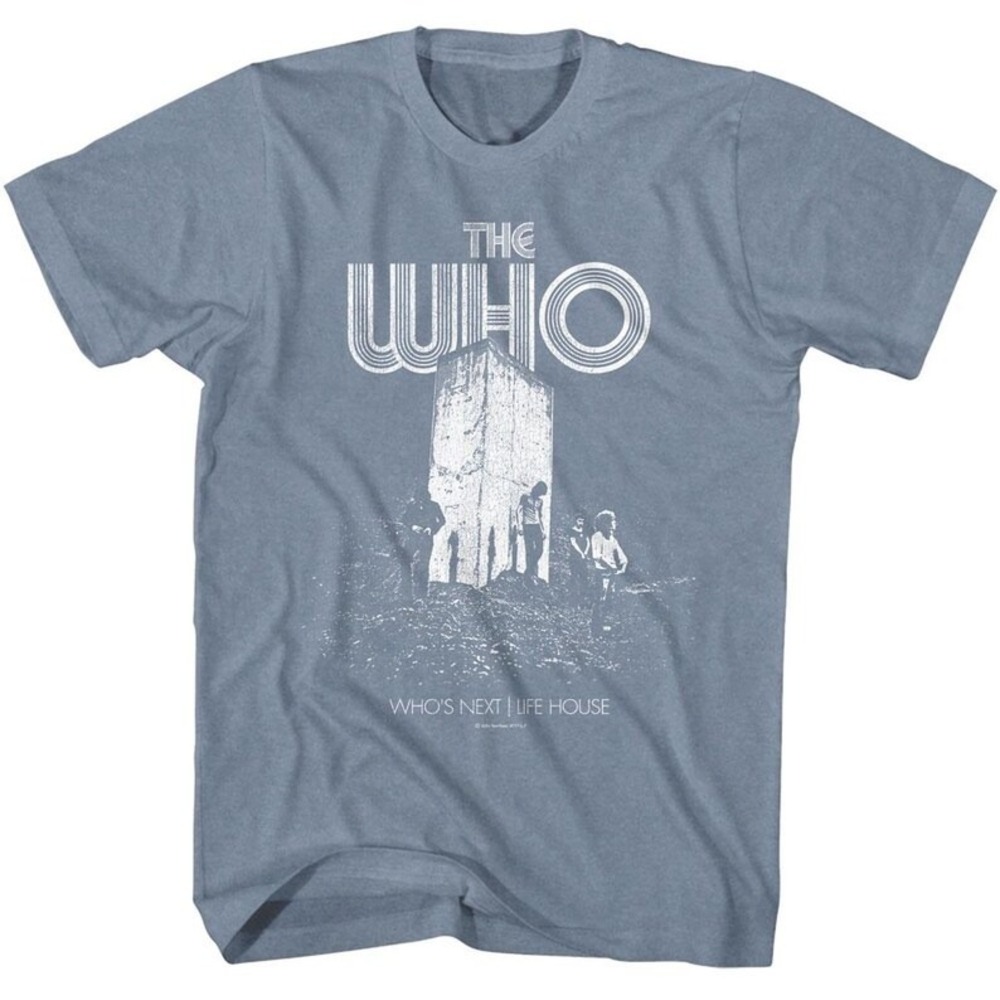 The Who Whos Next Life House Heather Blue Shirt